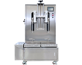 新上市雙頭稱重灌裝機(jī)運(yùn)行視頻，工廠實(shí)拍！